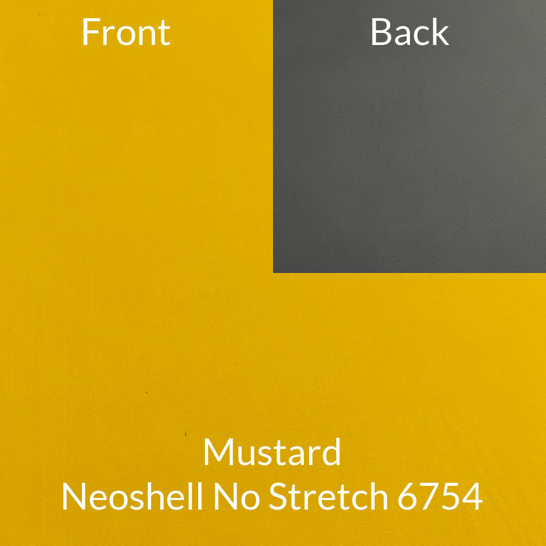 mustard golden yellow neoshell no stretch fabric