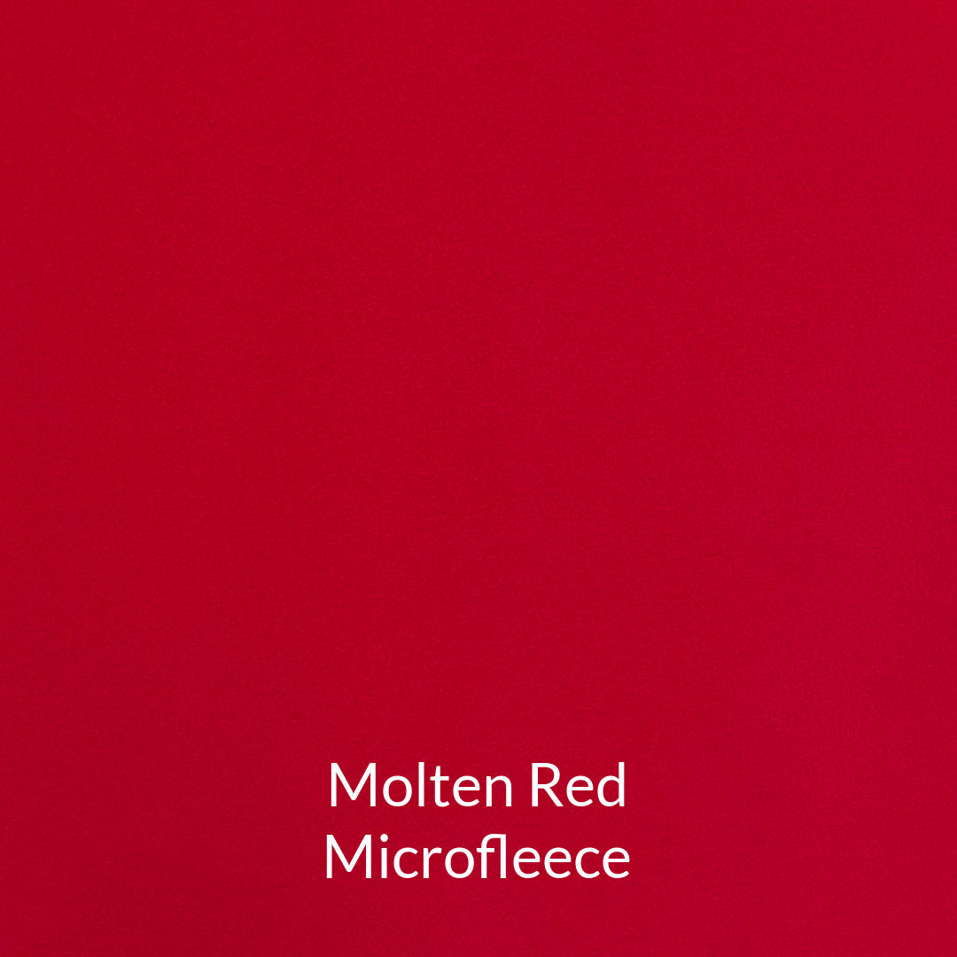 red microfleece polartec fabric