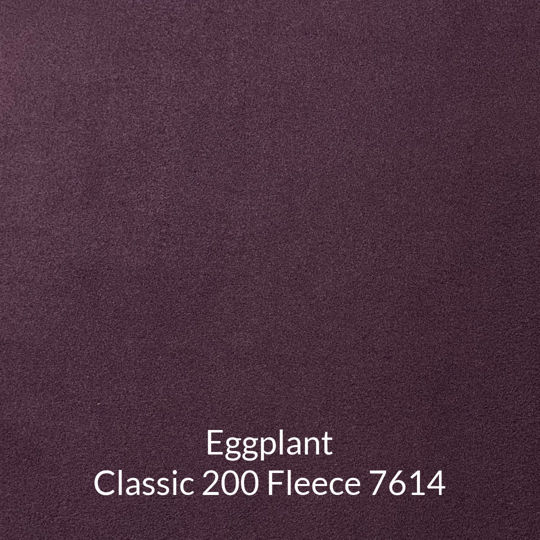 soft eggplant purple classic 200 weight polartec fleece fabric