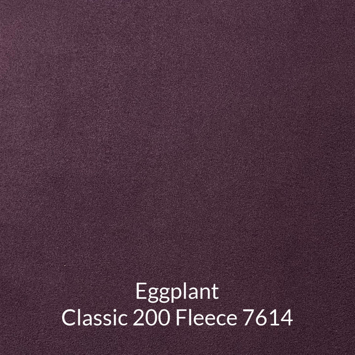 soft eggplant purple classic 200 weight polartec fleece fabric
