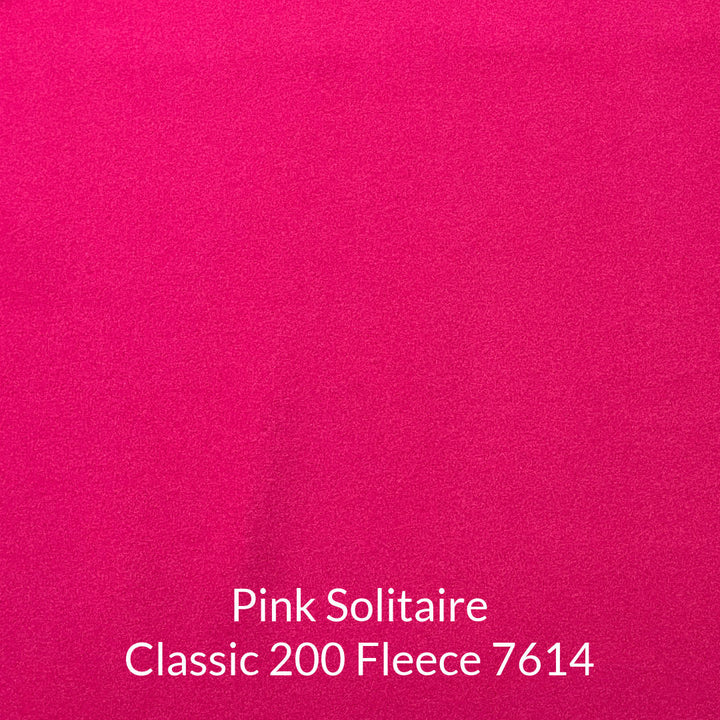 bright deep pink classic 200 weight polartec fleece fabric