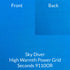 bright light royal blue power grid high warmth seconds fabric
