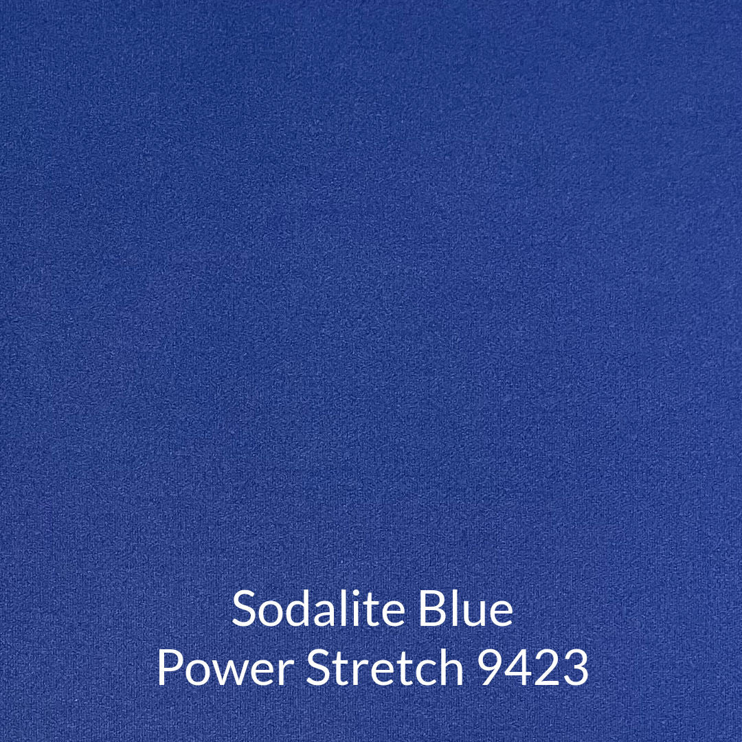 Sodalite Royal Blue Power Stretch Pro Smooth Face Fleece Backed Fabric