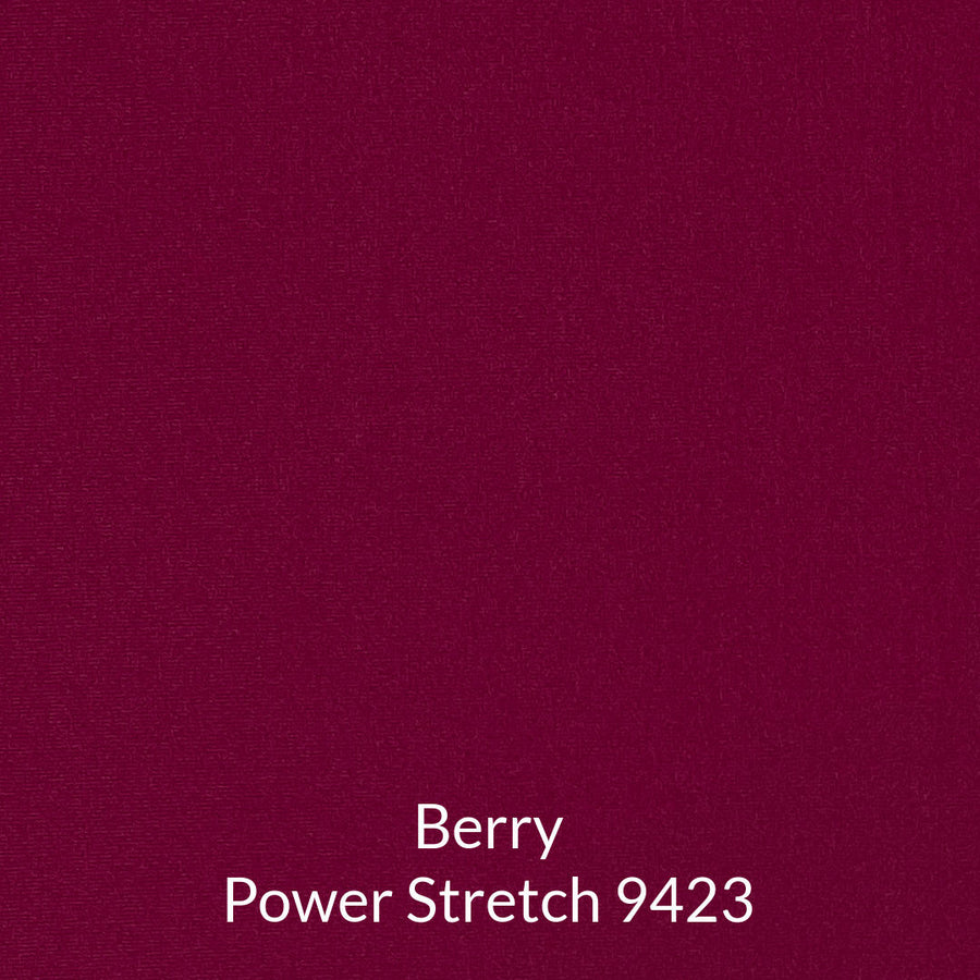 dark pinky purple fleece back power stretch fabric