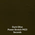 dark olive green power stretch fleece fabric