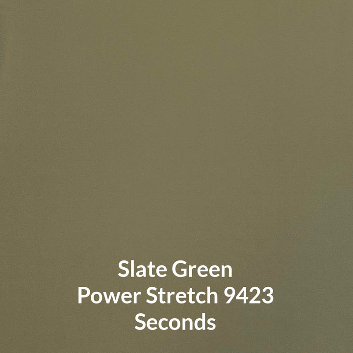 slate pale green grey power stretch fleece seconds