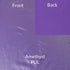 medium dark purple polyurethane laminated fabric with stretch