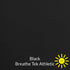 black breathe tek sun protective athletic fabric