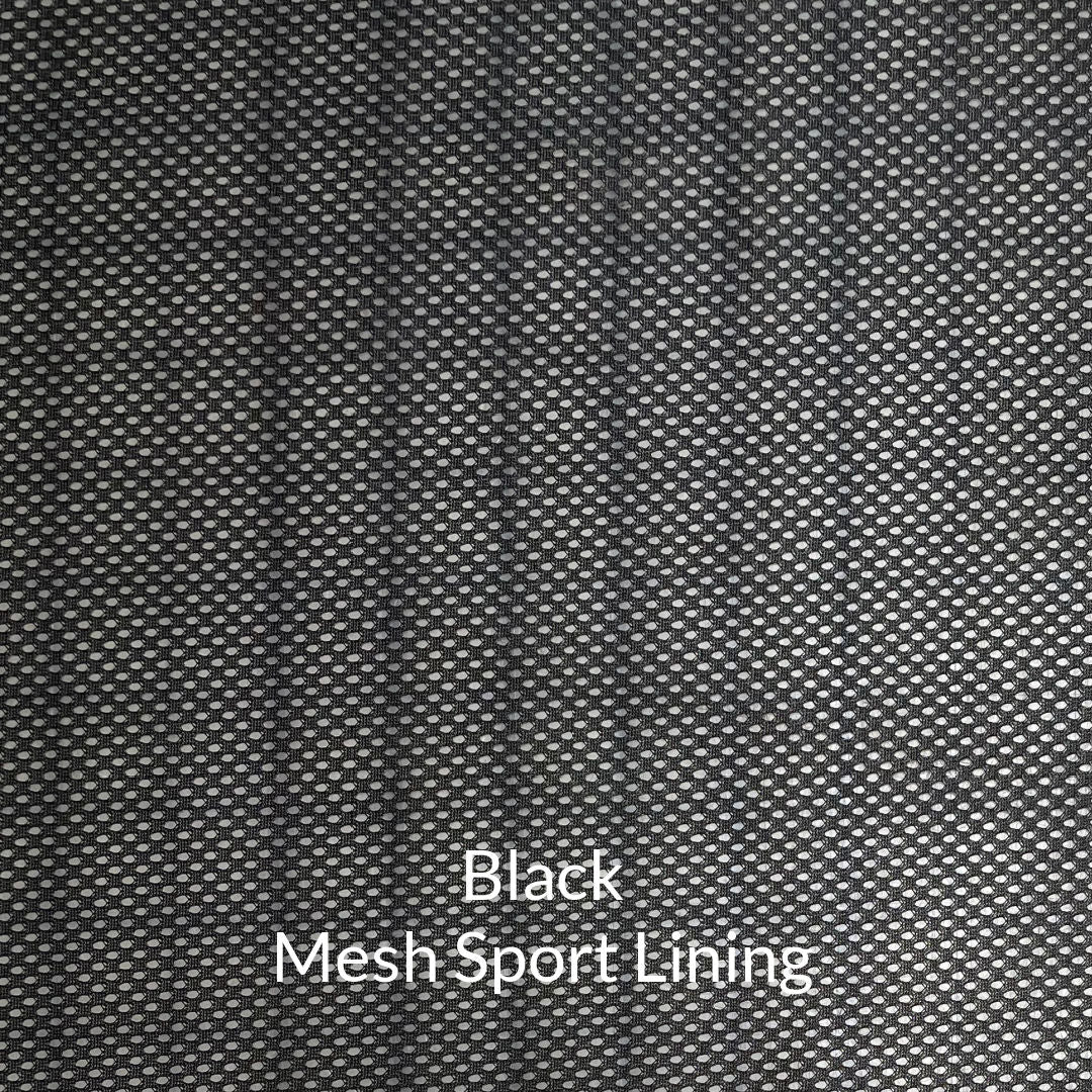 black polyester mesh fabric