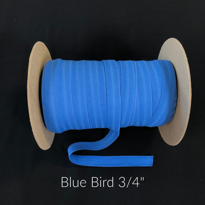 blue bird medium blue fold over elastic