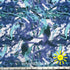 blue and greens shaded brush strokes on white backgroud of breathe tek athletic fabric