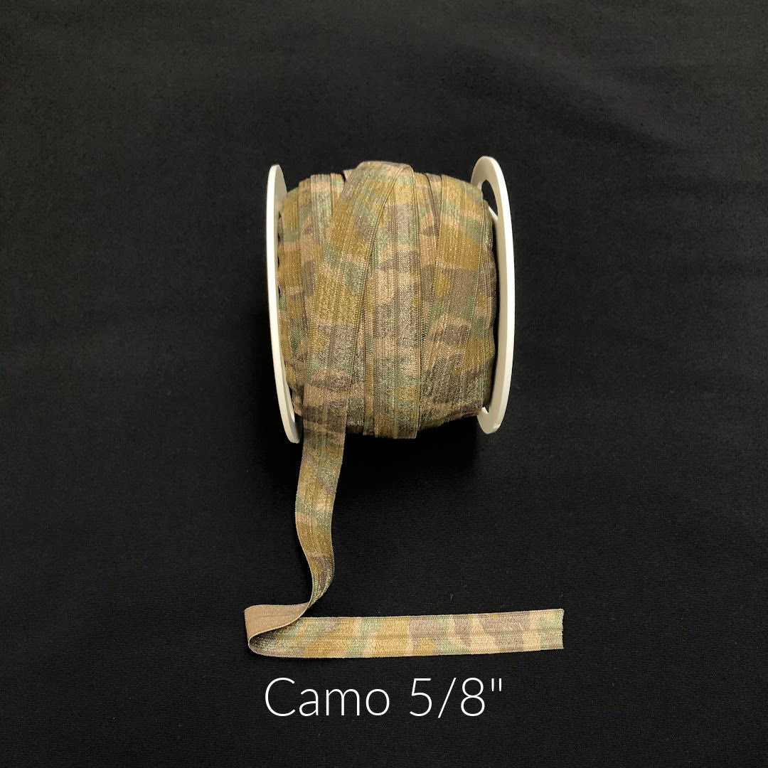 camoflage fold over elastic