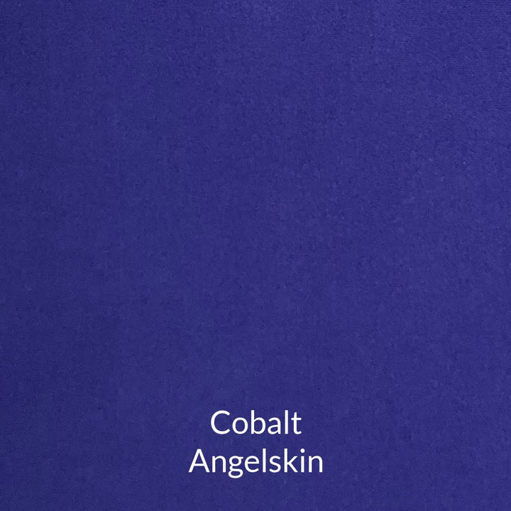 cobalt blue with purple tones angelskin fabric