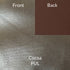 chocolate cocoa brown polyurethane laminated fabric with stretch