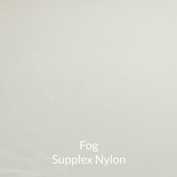 fog pale grey supplex nylon woven fabric