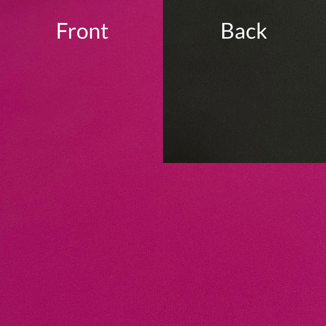 Fuchsia with Black Back Pacific Tech Softshell Fabric