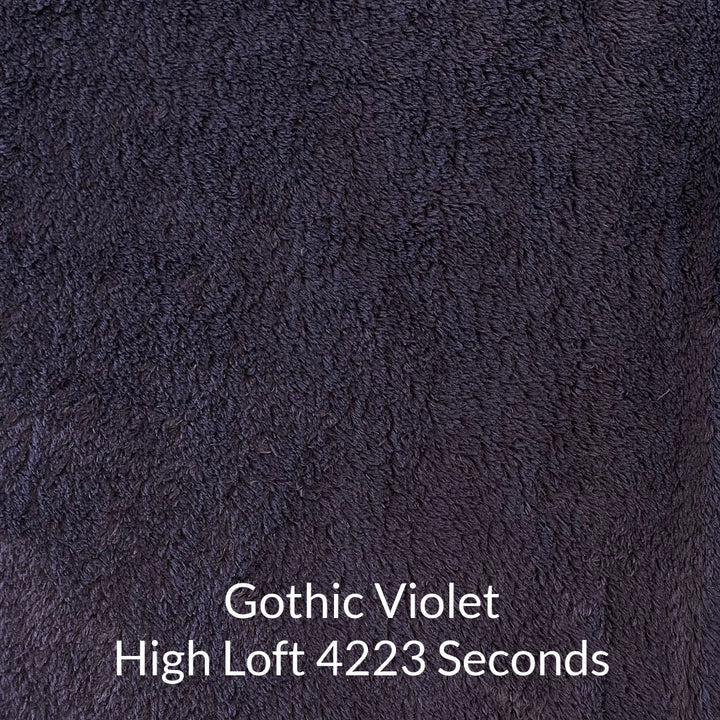 gothic violet dusty purple polartec high loft fleece fabric seconds 4223