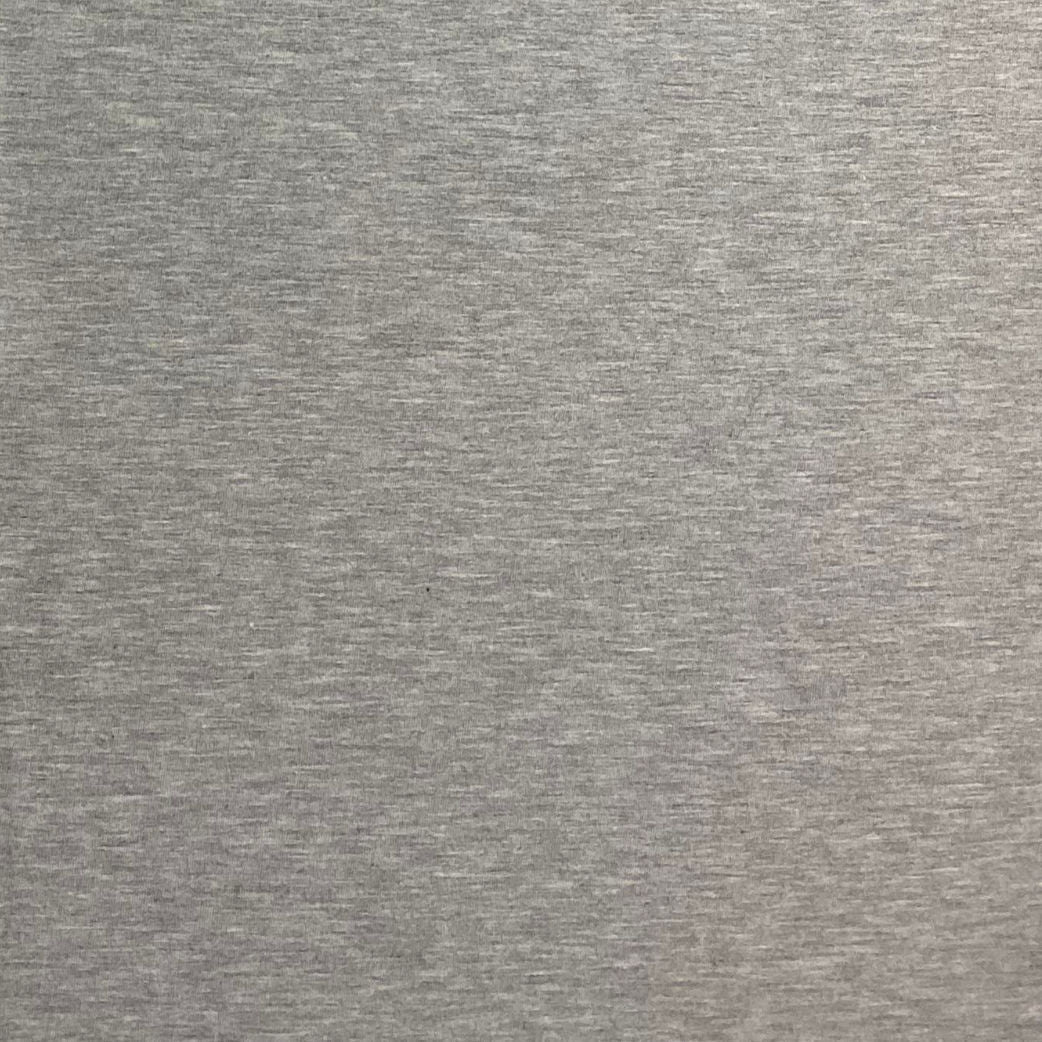 grey mix bamboo stretch jersey fabric