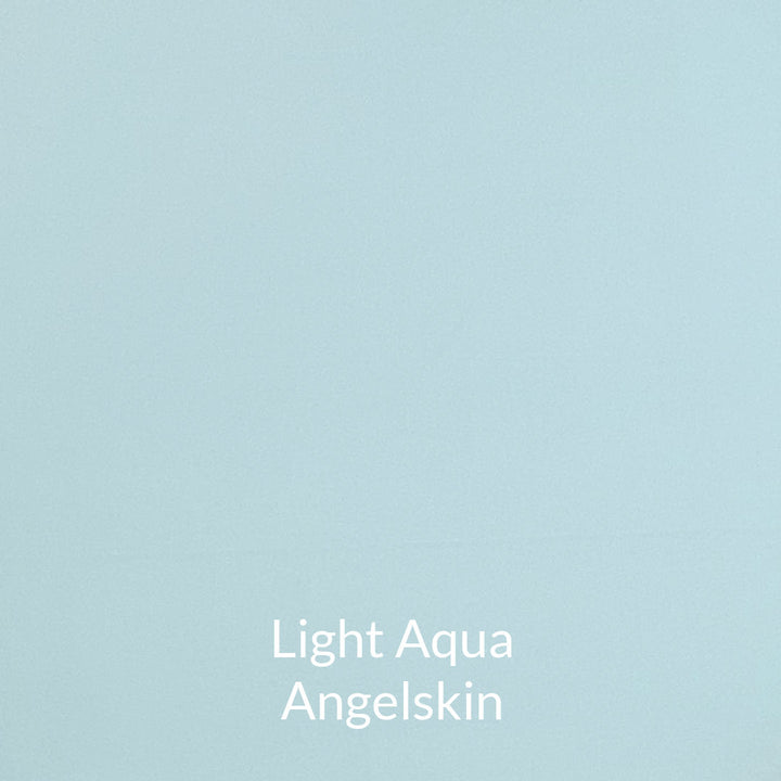 light aqua angelskin fabric