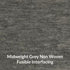 midweight grey non woven fusible interfacing
