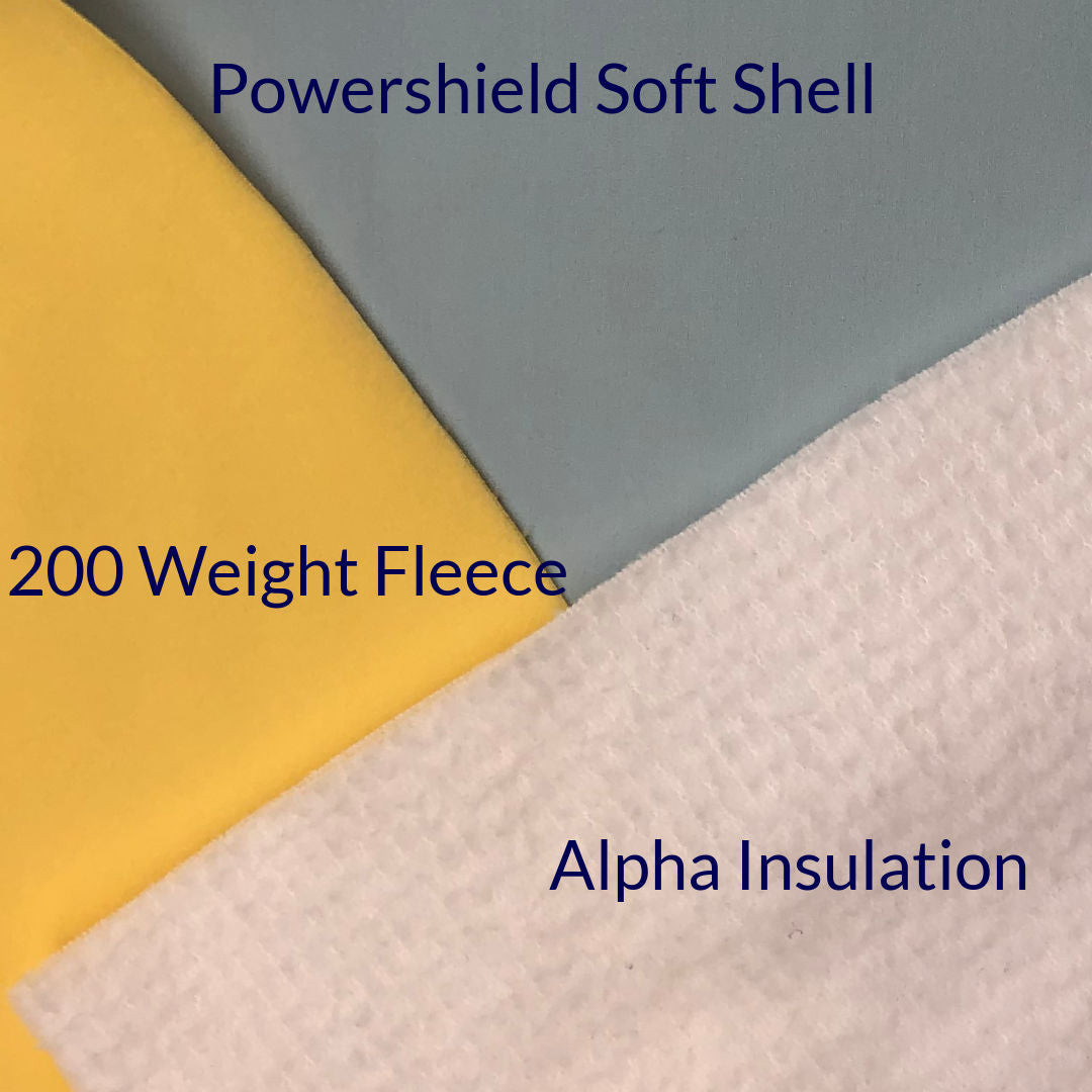 Mitten Pack Fabrics Soft Shell Fleece Alpha