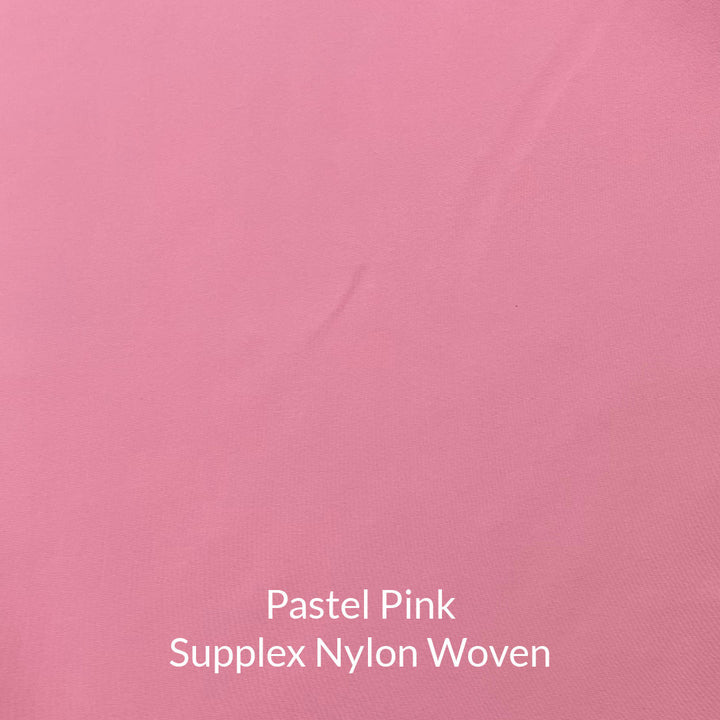 pastel pink supplex nylon woven fabric
