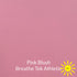 medium pink blush tone of sun protective breathe tek athletic fabric