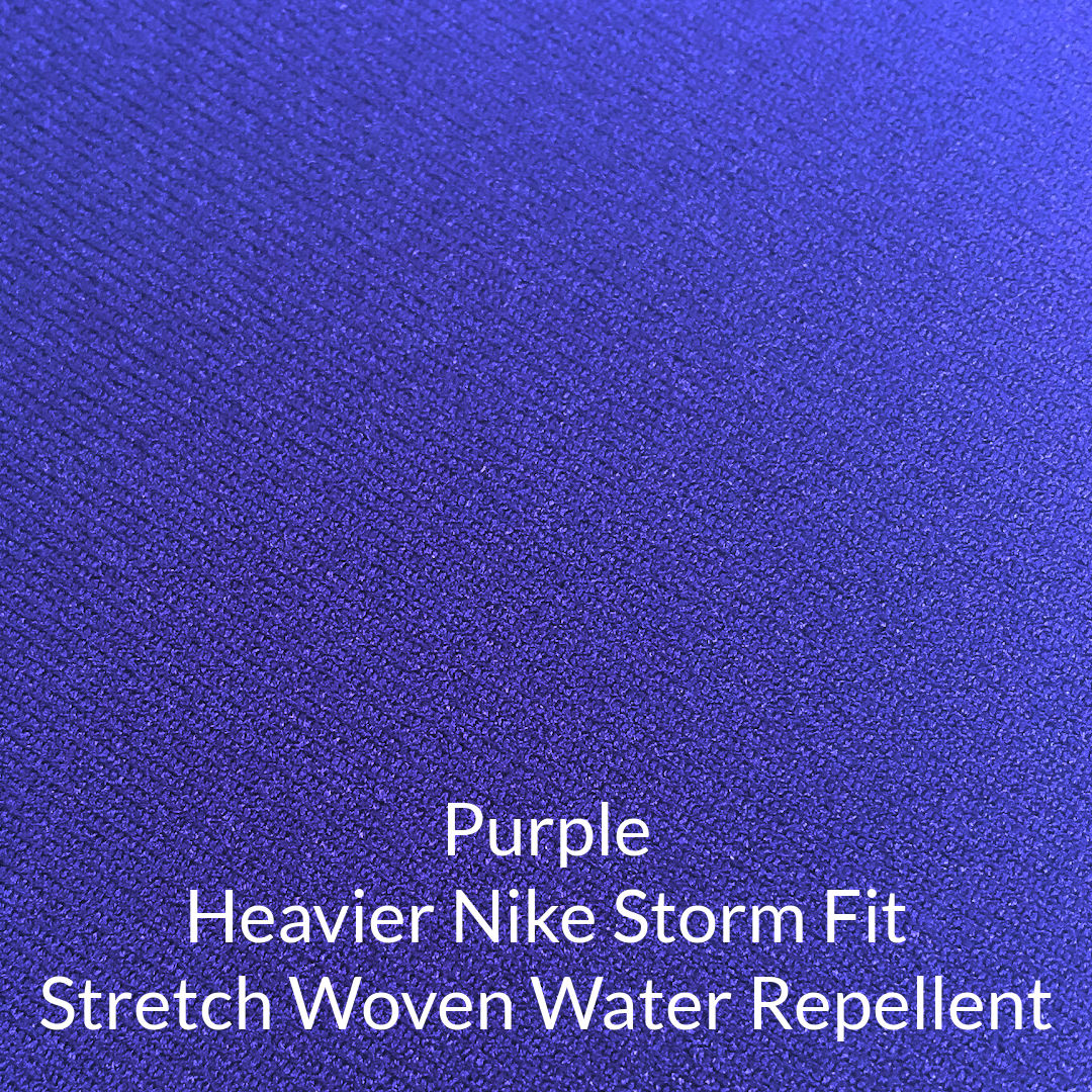 purple heavier nike strom fit stretch woven water repellent fabric