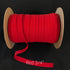 red fold over elastic