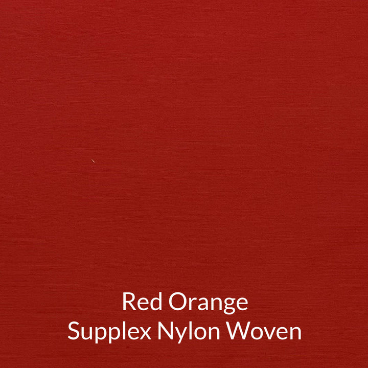 red orange supplex nylon woven fabric