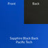 Sapphire Royal Blue with Black Fleece Back Pacific Tech Softshell Fabric