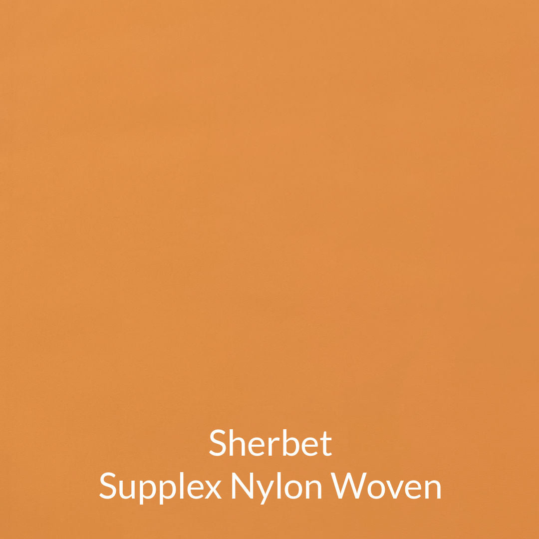 pale orange sherbet supplex nylon woven fabric