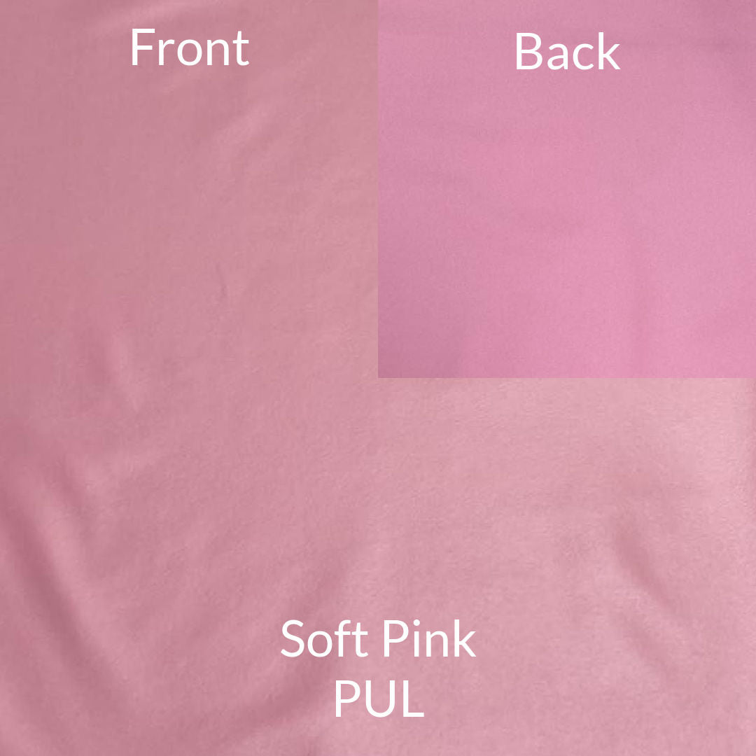 soft light pink polyurethane laminated fabric with stretch