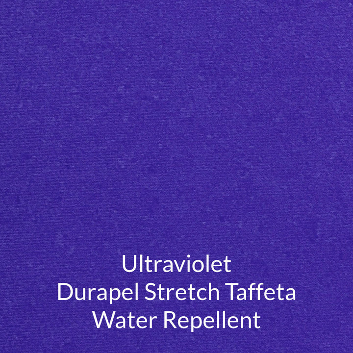 ultraviolet purple durapel stretch taffeta woven water repellent fabric