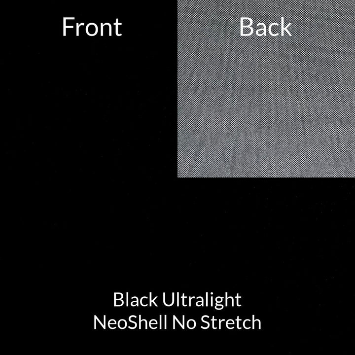 ultralight black neoshell fabric no stretch