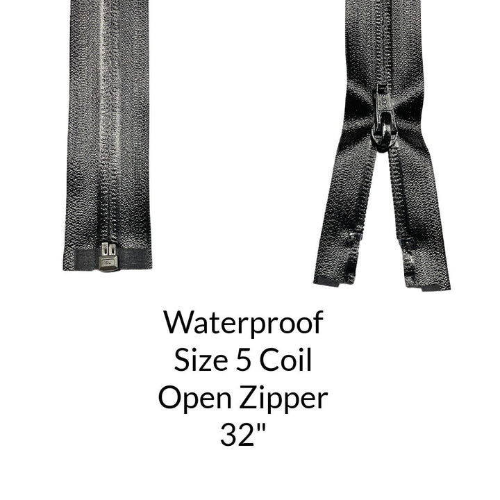 Waterproof 5 Coil Nylon Separating Open Zipper