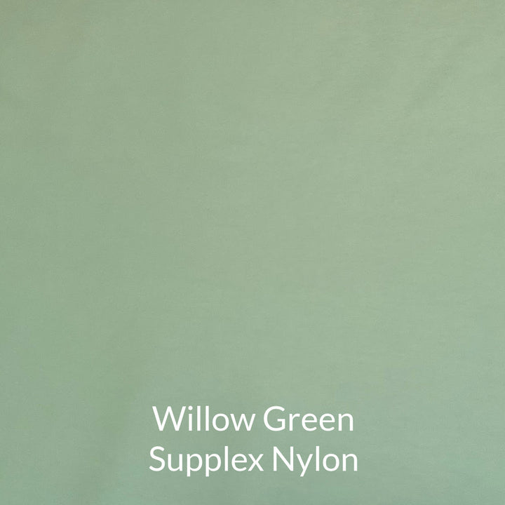 willow pale green supplex nylon fabric