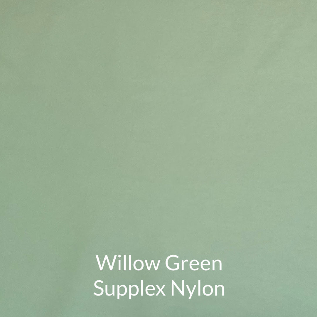 willow pale green supplex nylon fabric