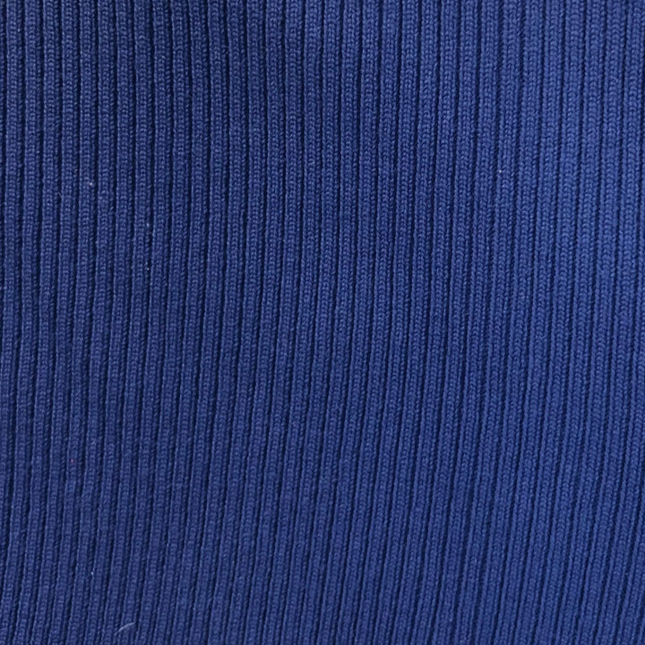 Gothic Navy Soft, Comfortable Rib Trim Fabric